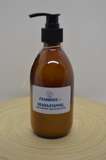 Hand en body lotion - Framboos, Granaatappel