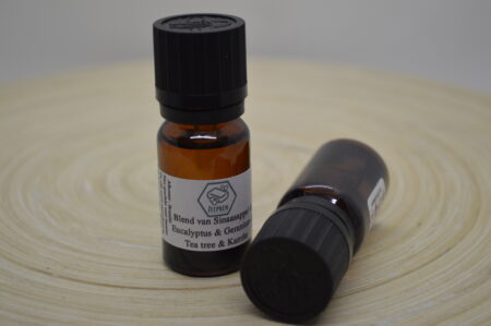 Etherische olie - Sinaasappel, Pepermunt, Eucalyptus, Kamfer, Geranium
